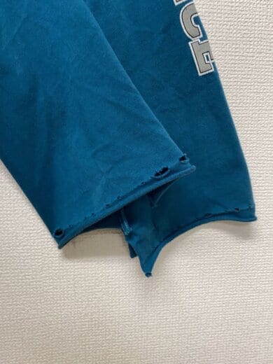 商品画像：22ss/クラッシュ加工オーバーサイズ/長袖Tシャツ/3/コットン/BLU/681046-TLVJ1 5