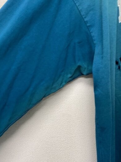 商品画像：22ss/クラッシュ加工オーバーサイズ/長袖Tシャツ/3/コットン/BLU/681046-TLVJ1 7