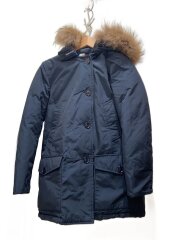 ファー/ダウンジャケット/XS/コットン/BLK