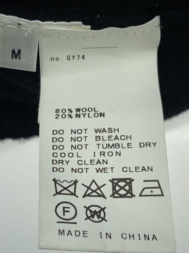 商品画像：レースアップ/ニット・セーター(厚手)/M/ウール/BLK/19070316003430 5