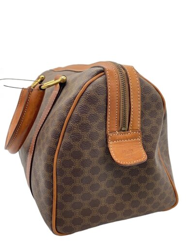 商品画像：マカダム柄/ミニボストンバッグ/BRW/総柄 2