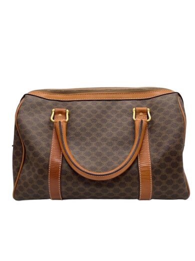 商品画像：マカダム柄/ミニボストンバッグ/BRW/総柄 3