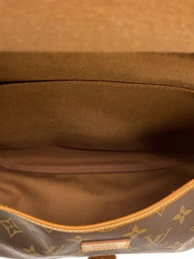 商品画像：1)ソミュール35_モノグラム・キャンバス/PVC/BRW/総柄 6