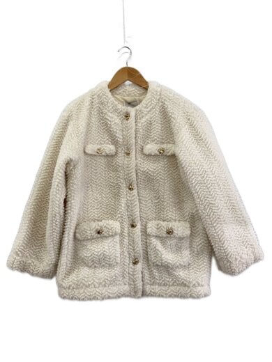 商品画像：24AW/ボアフレンチブルゾン/ジャケット/FREE/ポリエステル/CRM/022450200101-01 1