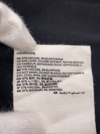 商品画像：長袖シャツ/--/レーヨン/BLK/HSH001 5