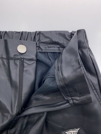 商品画像：フェイクレザーパンツ/ボトム/BLK 3