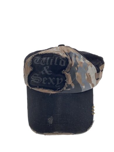 商品画像：Y2K/メッシュキャップ/--/BLK/レディース 1