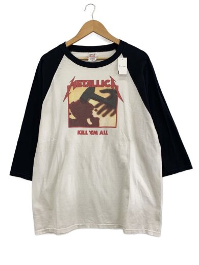 商品画像：METALLICA_メタリカ/KILL’EM ALL/ラグランTシャツ/7分袖/SIZE:XL/WHT×BLK 1