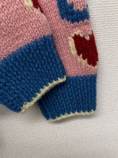 商品画像：EVISU DONNA/ニットカーディガン/--/ウール/PNK 4