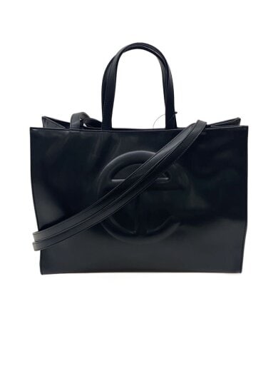 商品画像：ラージショッピングショルダーバッグ/--/BLK 1