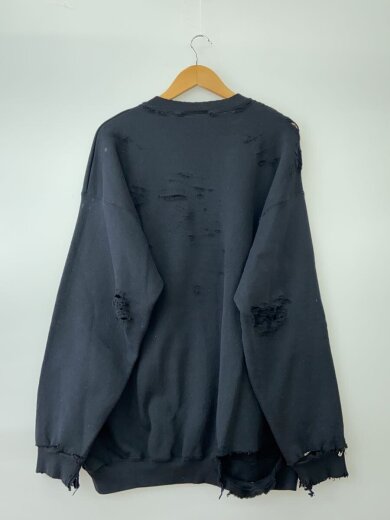 商品画像：ダメージ加工/スウェット/XXL/コットン/BLK// 2