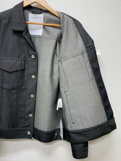 商品画像：26AW/WOOL DENIM JACKET/ジャケット/2/ウール/BLK/F26J02-NDWD 3