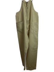 オーバーオール/30/コットン/BEG/ストライプ/KS9SPT08