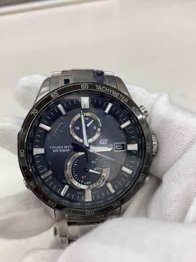 商品画像：ソーラー腕時計・EDIFICE/アナログ/BLK 6