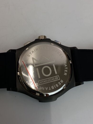 商品画像：クォーツ腕時計/アナログ/BLK/BLK 3