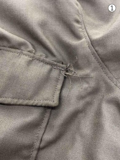 商品画像：ミリタリージャケット/L/ナイロン/KHK/8415-935-4900 5