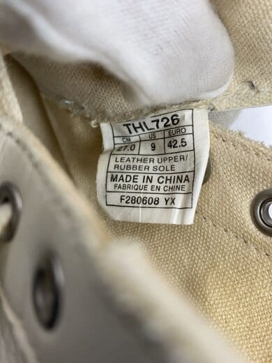 商品画像：ハイカットスニーカー/27cm/WHT/レザー 5