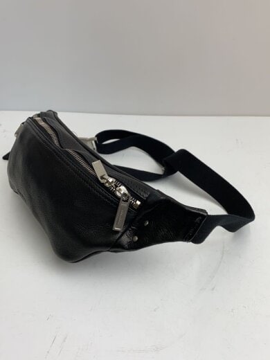 画像：Rick Owens25FW/GEO BUMBAG/ショルダーバッグ/レザー/BLK/RA02E07302