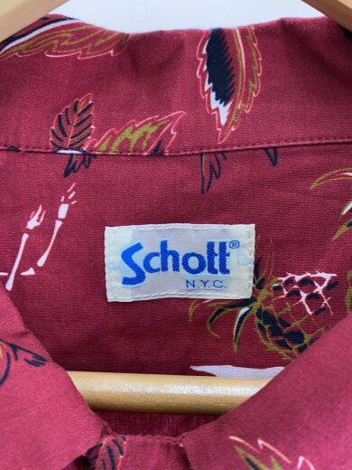 商品画像：アロハシャツ/XL/コットン/RED/花柄/3115049 3