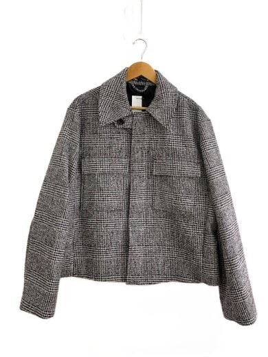 商品画像：ジャケット/M/ポリエステル/BLK/総柄 1