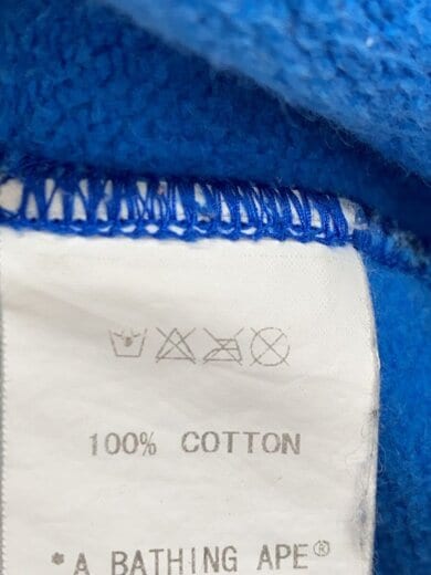 商品画像：ジップパーカー/L/コットン/BLU/チェック 4