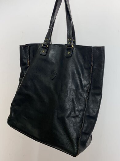商品画像：トートバッグ/レザー/BLK/無地/08-31 2