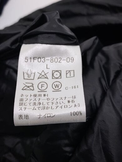 商品画像：ダウンジャケット/L/ナイロン/BLK/51F03-802-09// 4