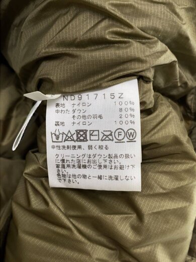 商品画像：ダウンジャケット/M/ナイロン/KHK/無地/ND91715Z 4