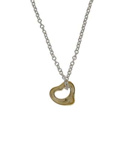 商品画像：オープンハートネックレス/SV925/レディース 1