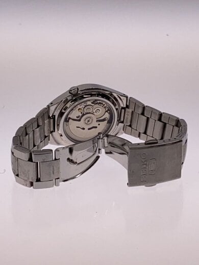 商品画像：自動巻腕時計/アナログ/ステンレス/BLK/SLV/7S26-02F0 4