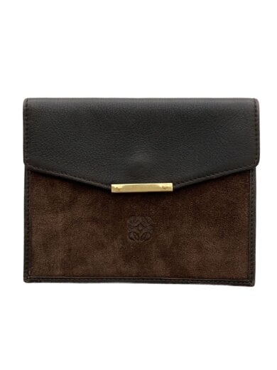 商品画像：財布/レザー/BRW/無地/レディース 1