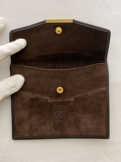 商品画像：財布/レザー/BRW/無地/レディース 4