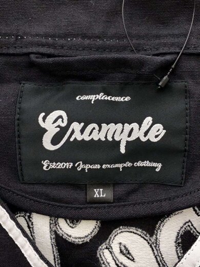 商品画像：半袖シャツ/XL/コットン/BLK/無地 3