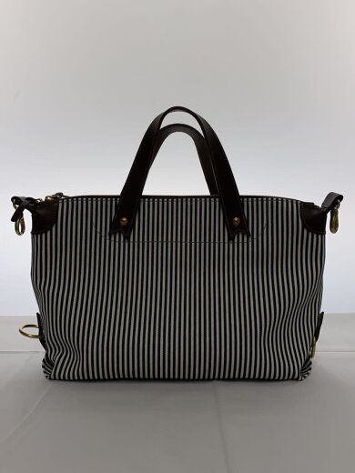 商品画像：トートバッグ/キャンバス/NVY/ストライプ 3