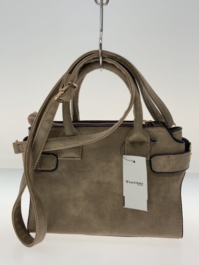 商品画像：ショルダーバッグ/レザー/BEG 3