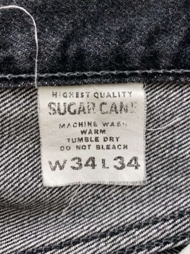 商品画像：ストレートパンツ/34/デニム/BLK/無地/460 5