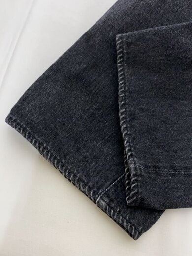 商品画像：ストレートパンツ/34/デニム/BLK/無地/460 7