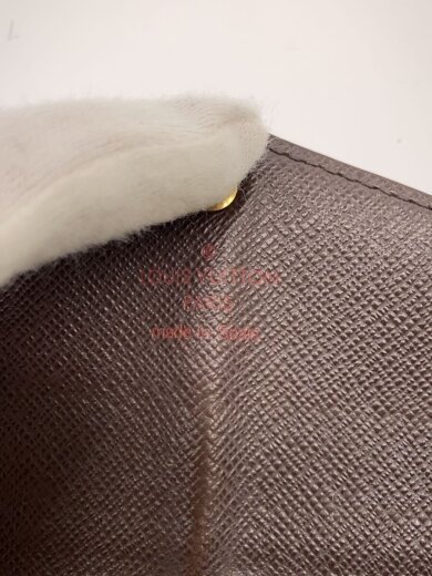 商品画像：2)ポルト・フォイユ・サラ_ダミエ・エベヌ/PVC/BRW/総柄/レディース 3