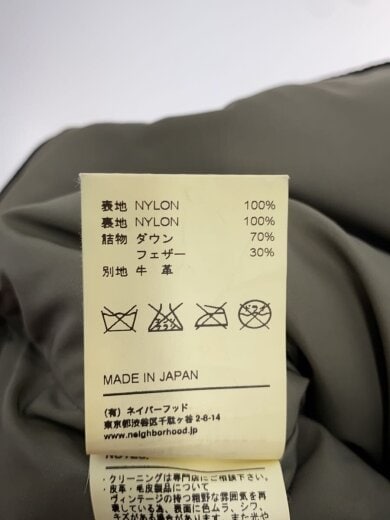 商品画像：ダウンジャケット/S/ナイロン/BLK/無地/142TFRMN-JKM01 4