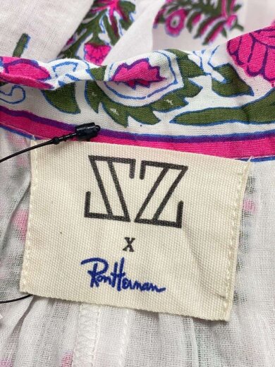 商品画像：SZ BLOCKPRINTS/長袖ワンピース/S/コットン/マルチカラー/花柄 3