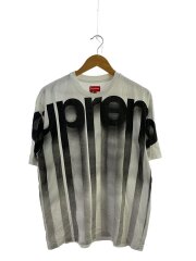 20AW/BLEED LOGO/Tシャツ/S/コットン/WHT