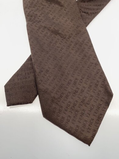 商品画像：ネクタイ/シルク/BRW/総柄/メンズ 2