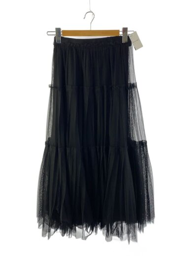 商品画像：ロングスカート/36/ポリエステル/BLK/535-4220003 1