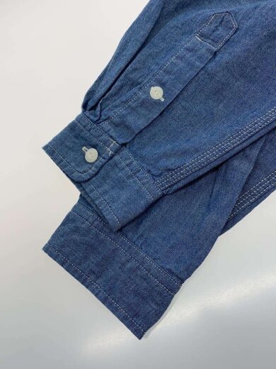 画像：DESCENDANTNORMAN CHAMBRAY LS SHIRT/3/コットン/IDG/251WVDS-SHM025