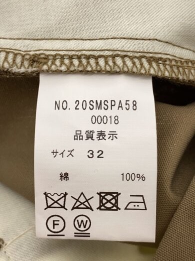 商品画像：ストレートパンツ/32/コットン/BEG/無地/20SMSPA58 5