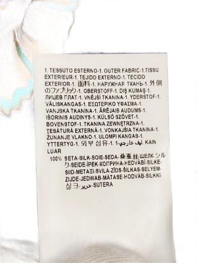 商品画像：長袖シャツ/38/シルク/NVY/総柄 5