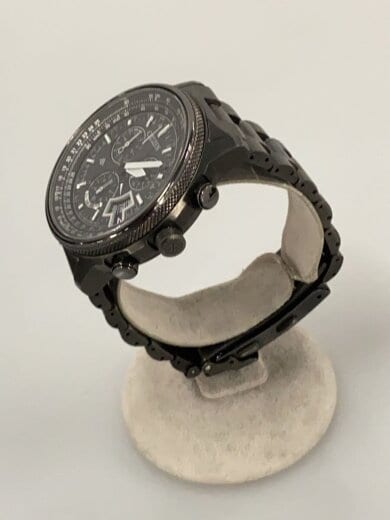 商品画像：ソーラー腕時計/アナログ/チタン/BLK/BLK/H610-T018688 BY0084-56E 2