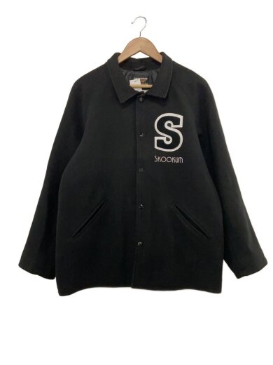 商品画像：スタジャン/L/ポリエステル/BLK/無地/7560-636-0155 1