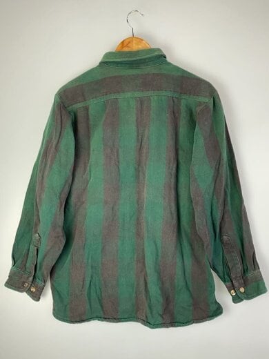 商品画像：長袖シャツ/XXL/コットン/GRN/チェック 2