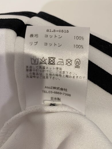 商品画像：トップス/S/コットン/WHT 4